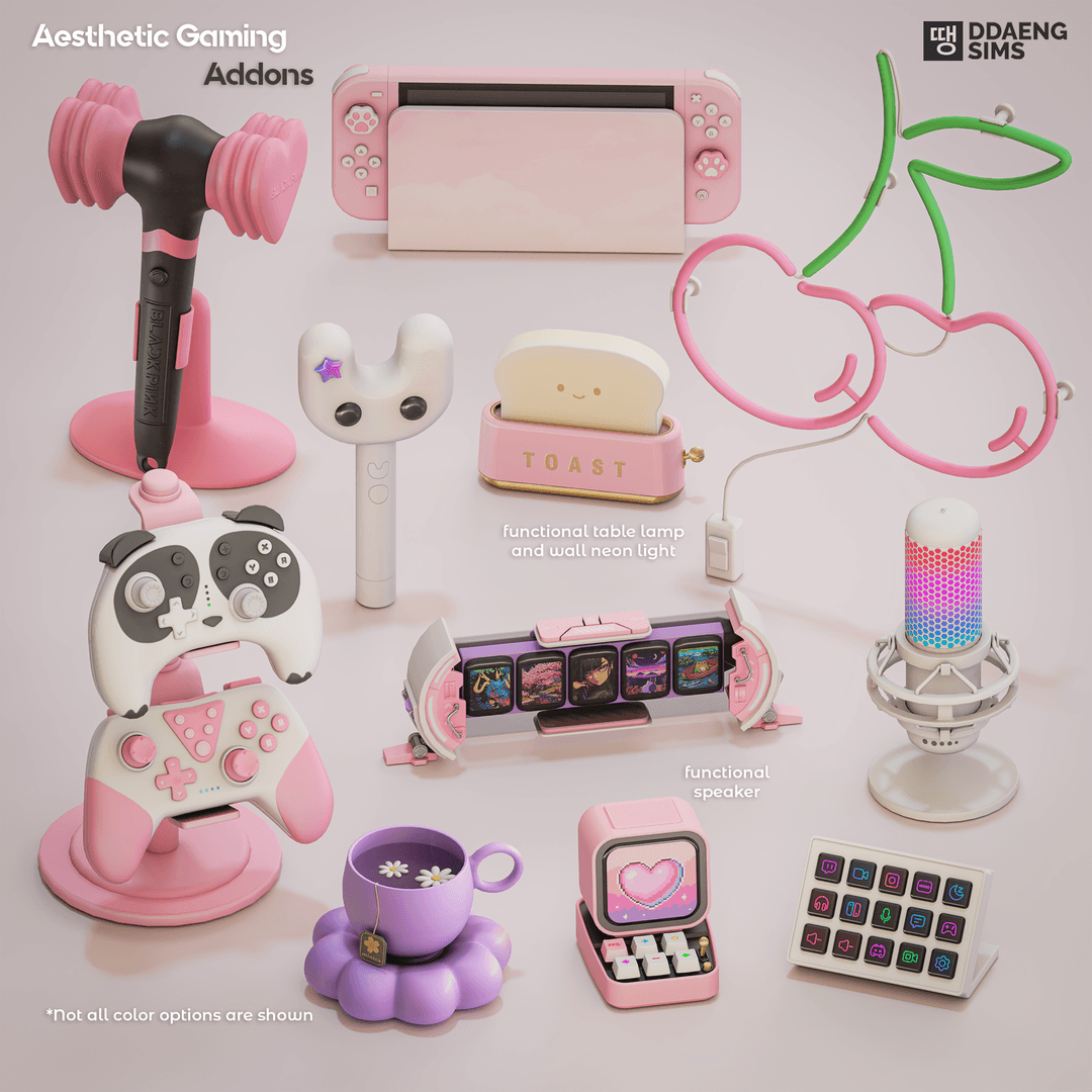 Галерея мода Декор для геймера Aesthetic Gaming Set Addons #1
